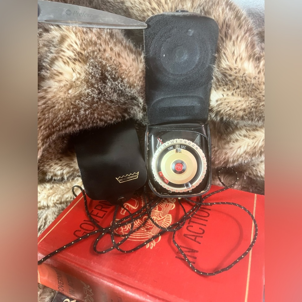 Vtg General Electric Photography Exposure Light Meter Type Pr-3 in Lot Of 2